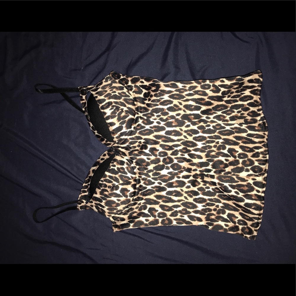 Size small Charlotte Russe leopard corset